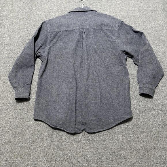 Northern ExpeditionLtd GreyxMens L Heavyweight Flannel Shirt - Picture 2 of 7